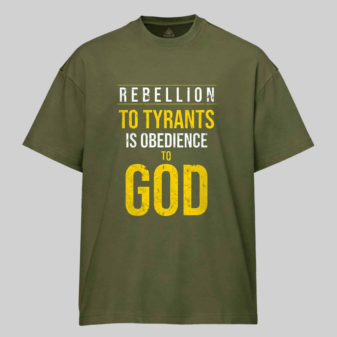 Maturelion Rebellion To Tyrants Is Obedience To God Cotton T-shirt