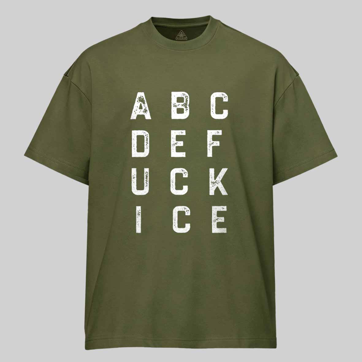 Maturelion ABCDEFUCKICE Cotton T-shirt