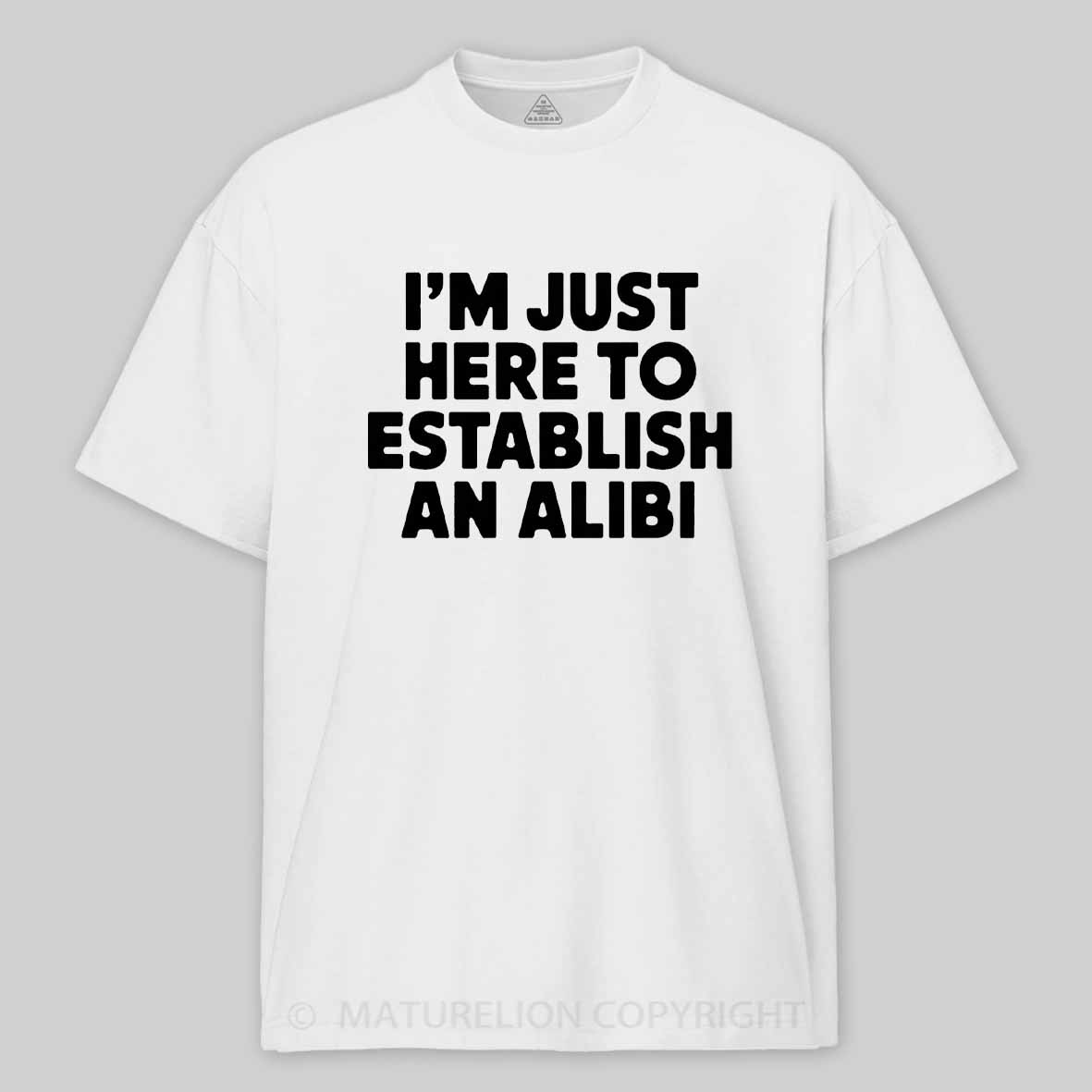 Maturelion Alibi Cotton T-shirt