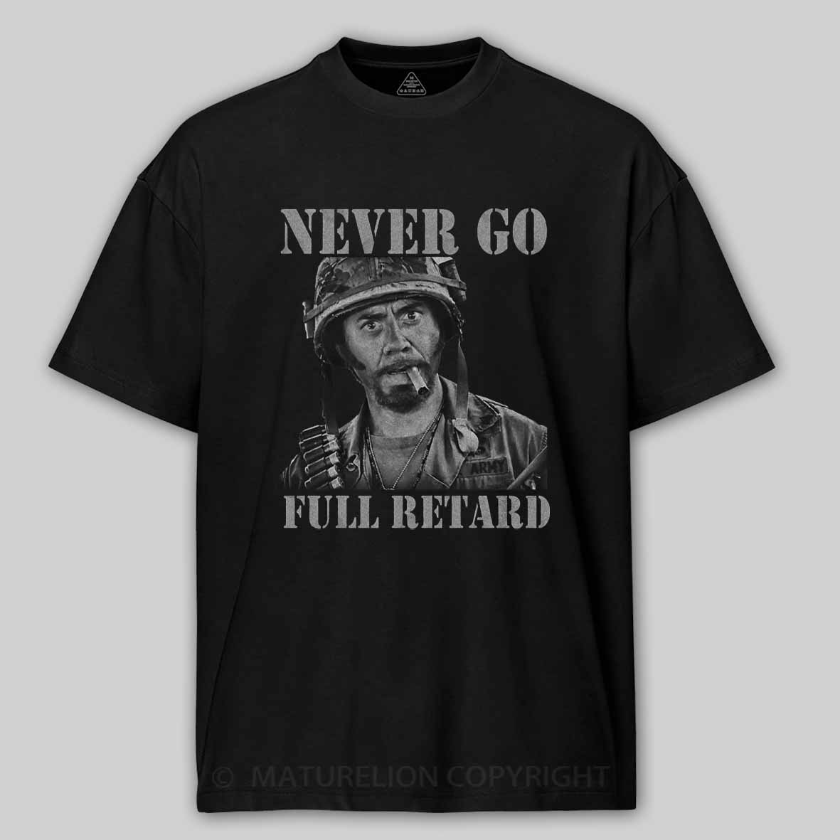 Maturelion Never Go Full Vintage Cotton T-shirt