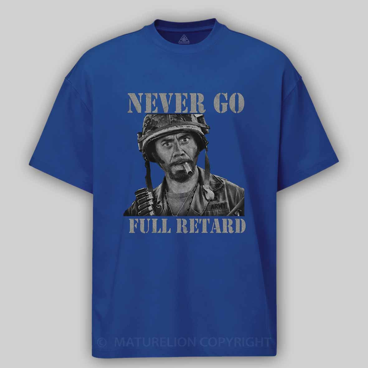 Maturelion Never Go Full Vintage Cotton T-shirt