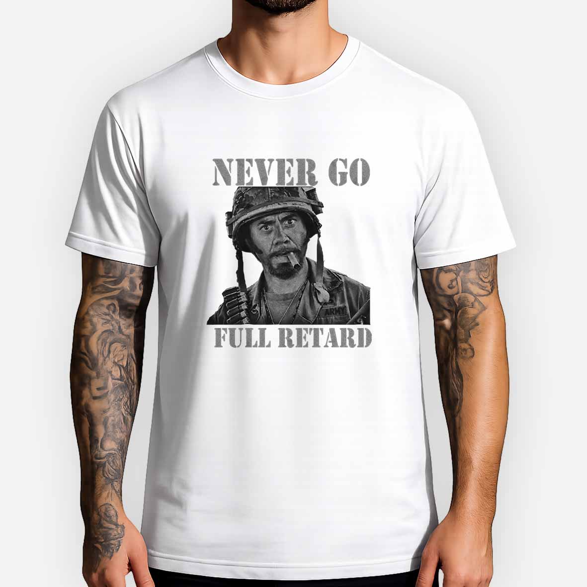 Maturelion Never Go Full Vintage Cotton T-shirt