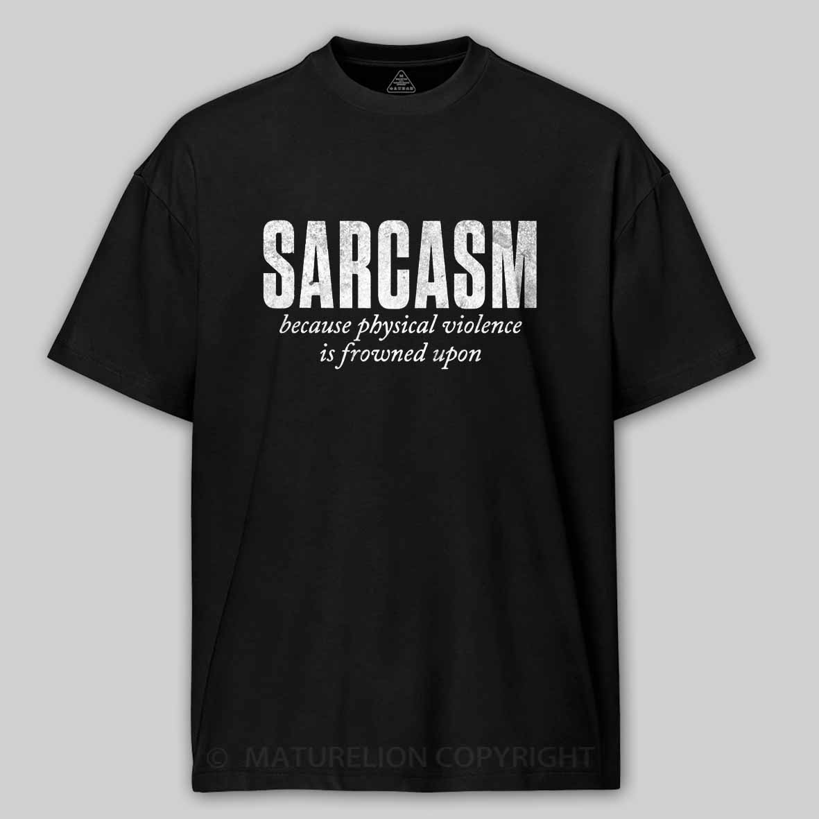 Maturelion Verbal Defense Mechanism Cotton T-shirt