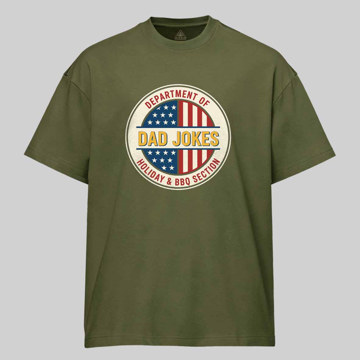 Maturelion Department of Dad Jokes Cotton T-shirt