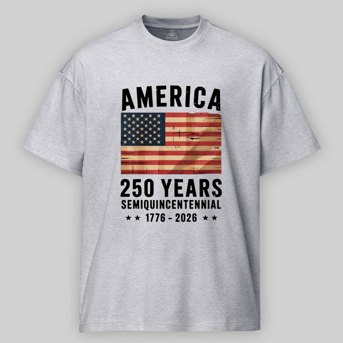 Maturelion 250 Years America Anniversary Flag USA Cotton T-shirt