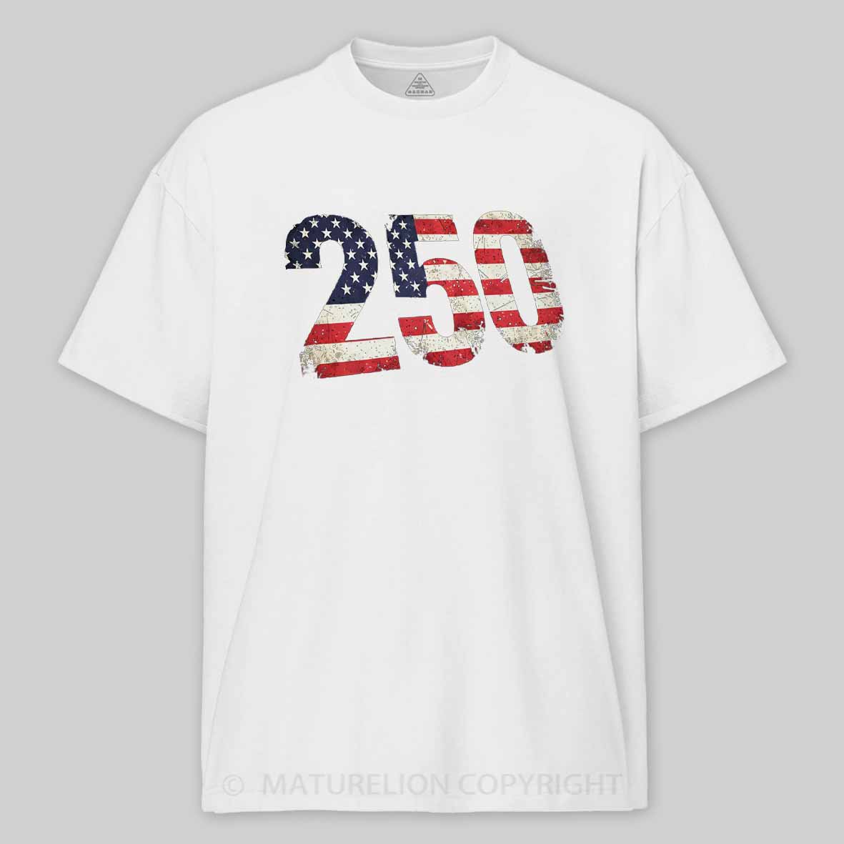 Maturelion USA 250 Years Cotton T-shirt