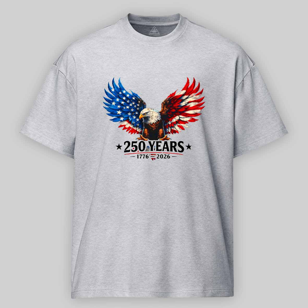 Maturelion 250 Years Anniversary Usa American Flag 1776 2026 Patriotic Cotton T-shirt