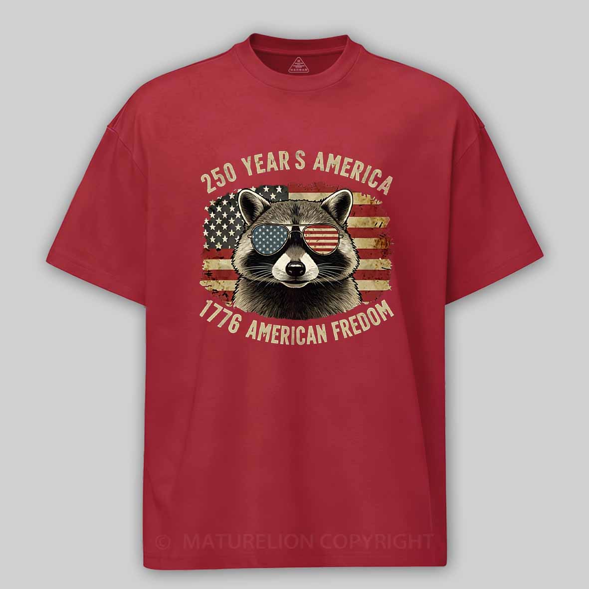 Maturelion 250 Years America Cotton T-shirt