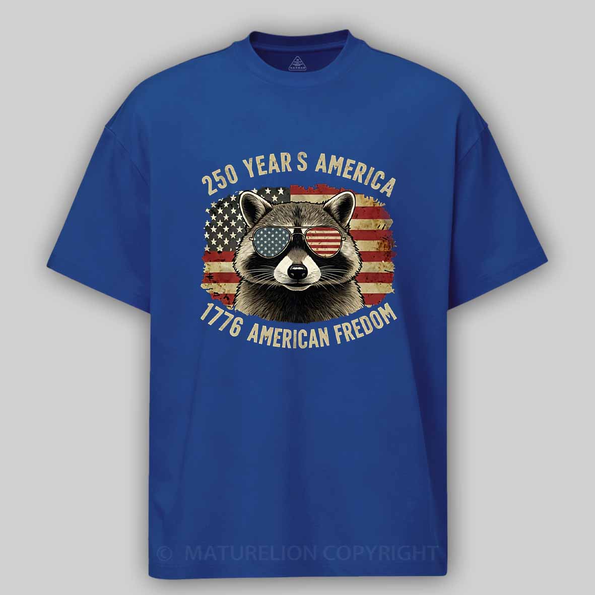 Maturelion 250 Years America Cotton T-shirt
