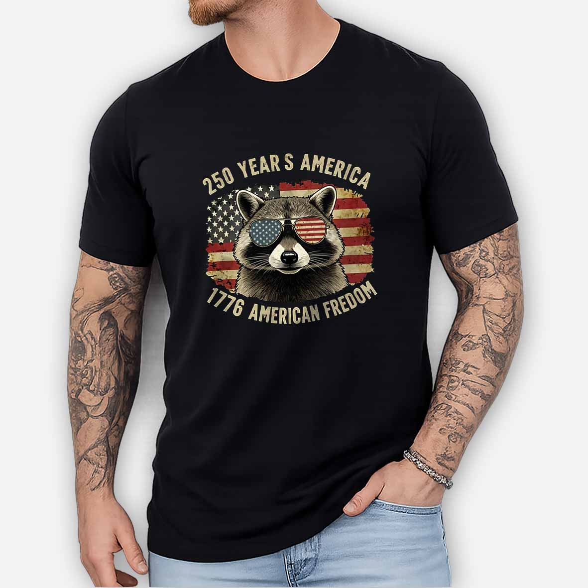 Maturelion 250 Years America Cotton T-shirt