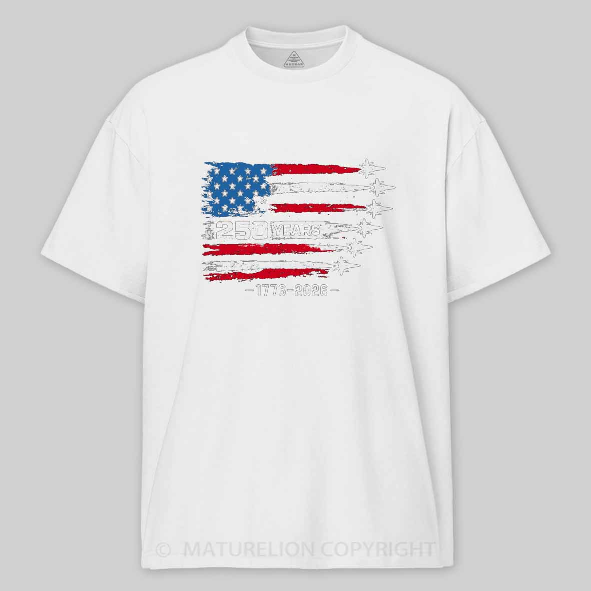 Maturelion 250 Anniversary USA Cotton T-shirt