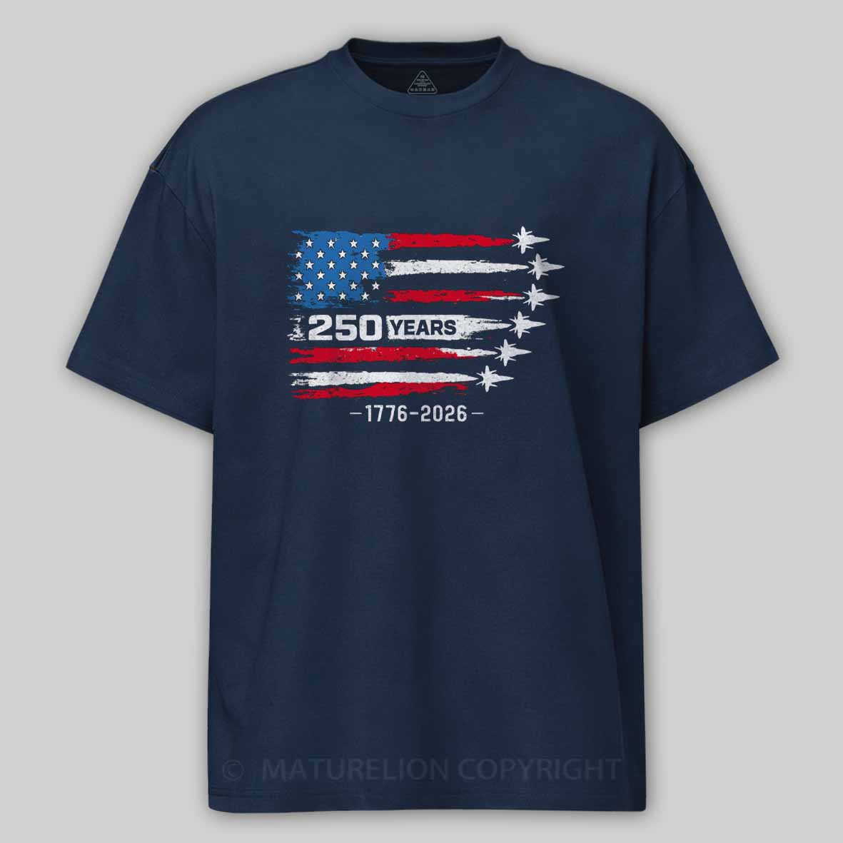 Maturelion 250 Anniversary USA Cotton T-shirt
