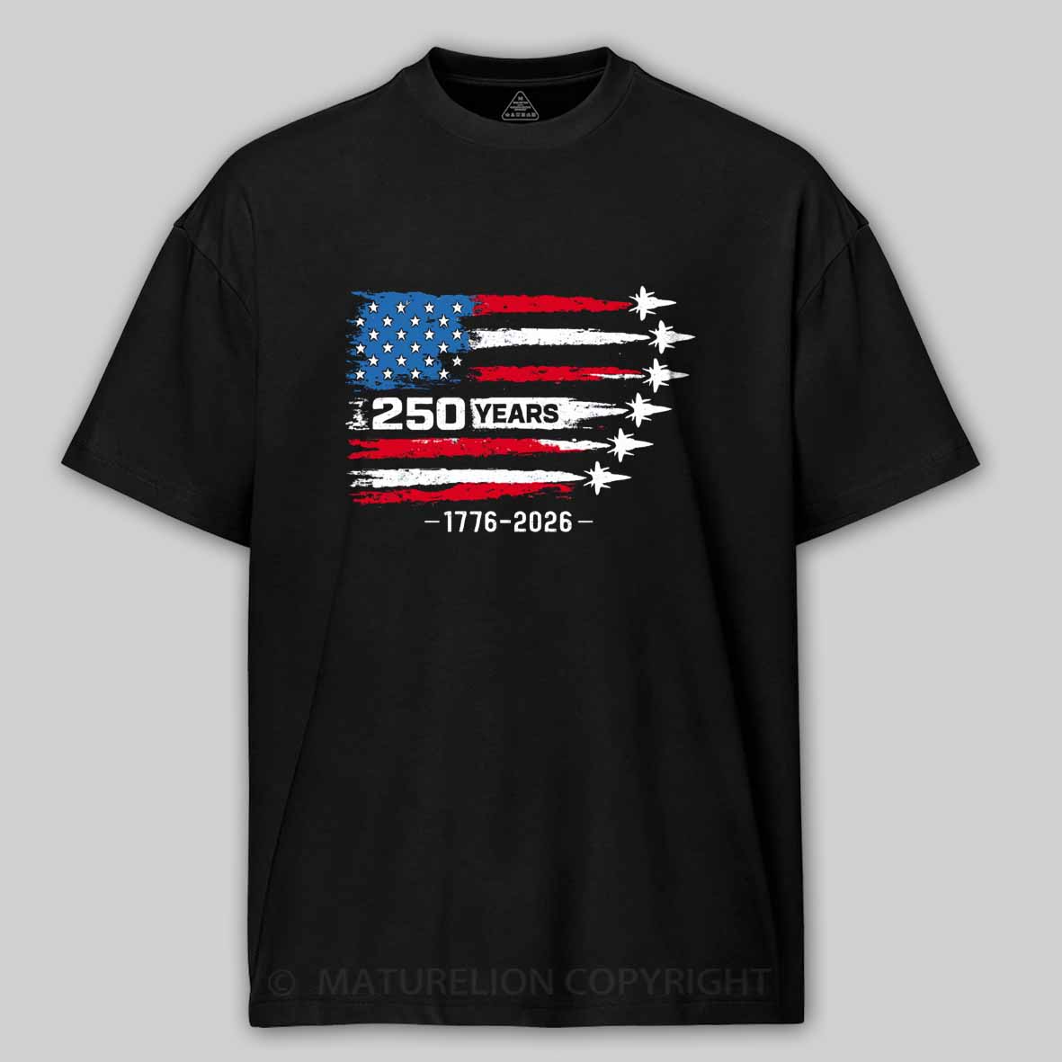 Maturelion 250 Anniversary USA Cotton T-shirt