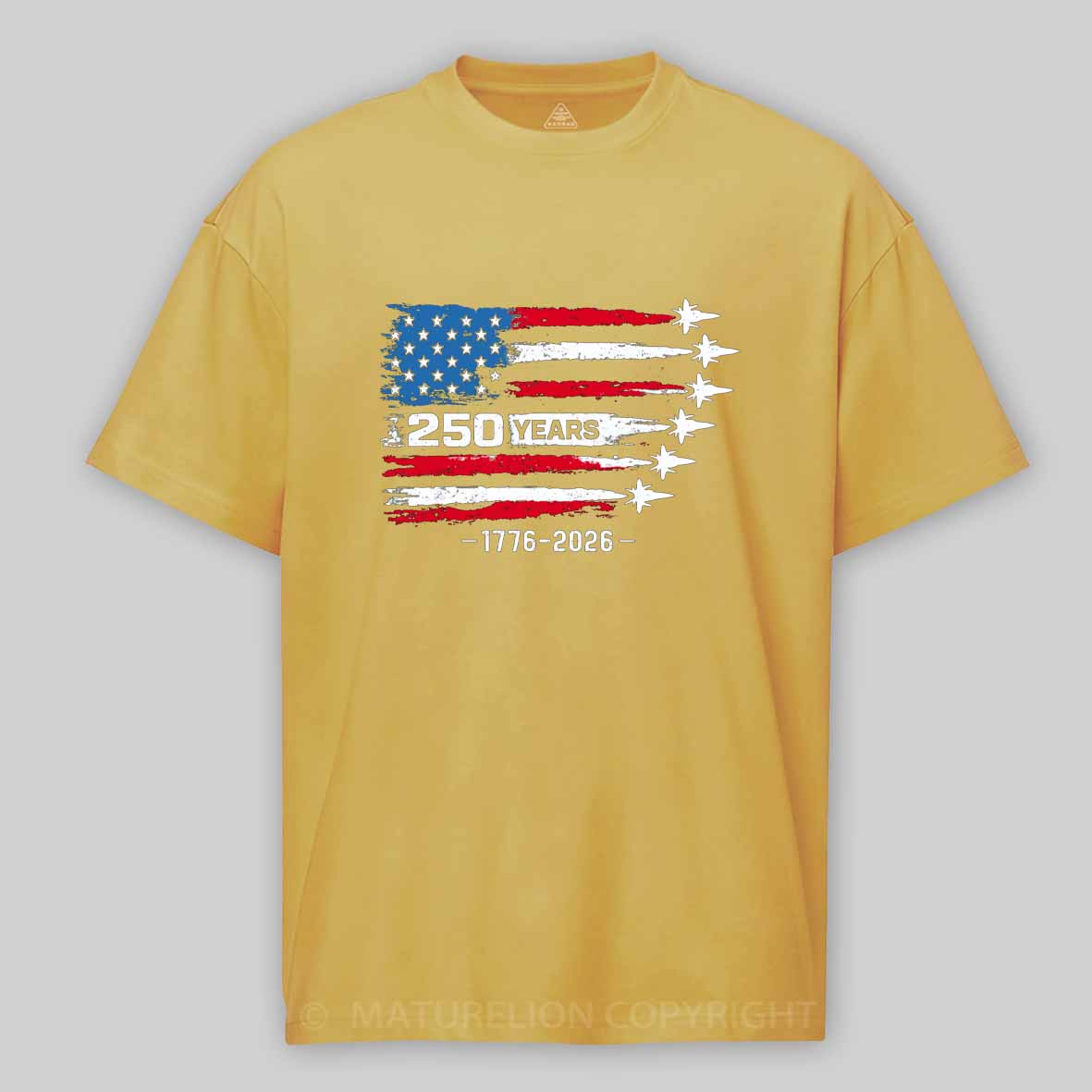 Maturelion 250 Anniversary USA Cotton T-shirt