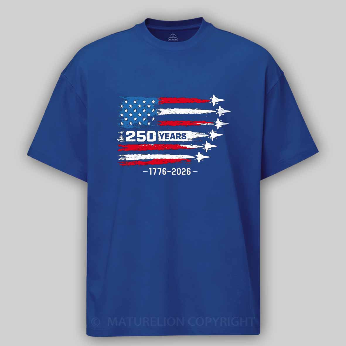 Maturelion 250 Anniversary USA Cotton T-shirt