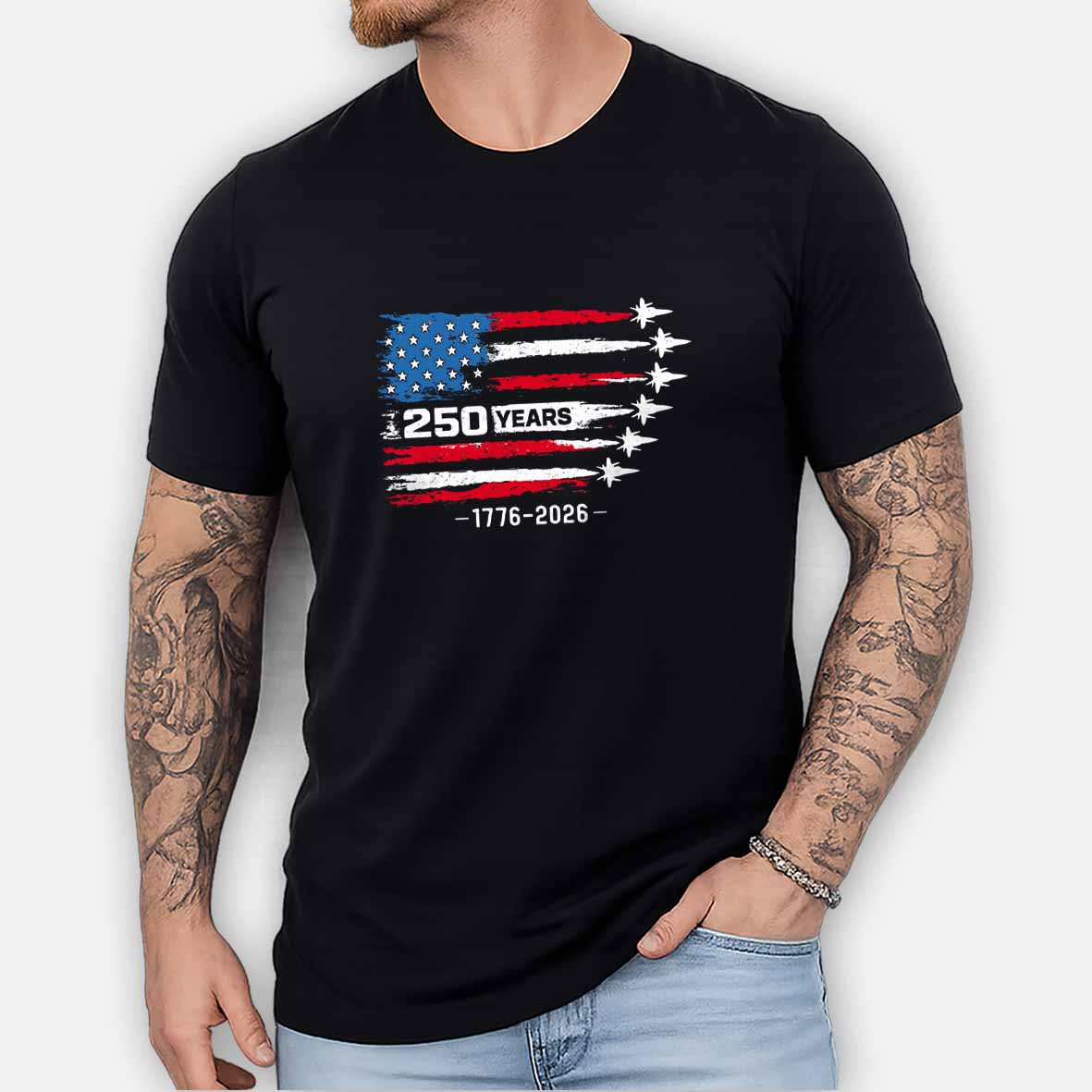 Maturelion 250 Anniversary USA Cotton T-shirt
