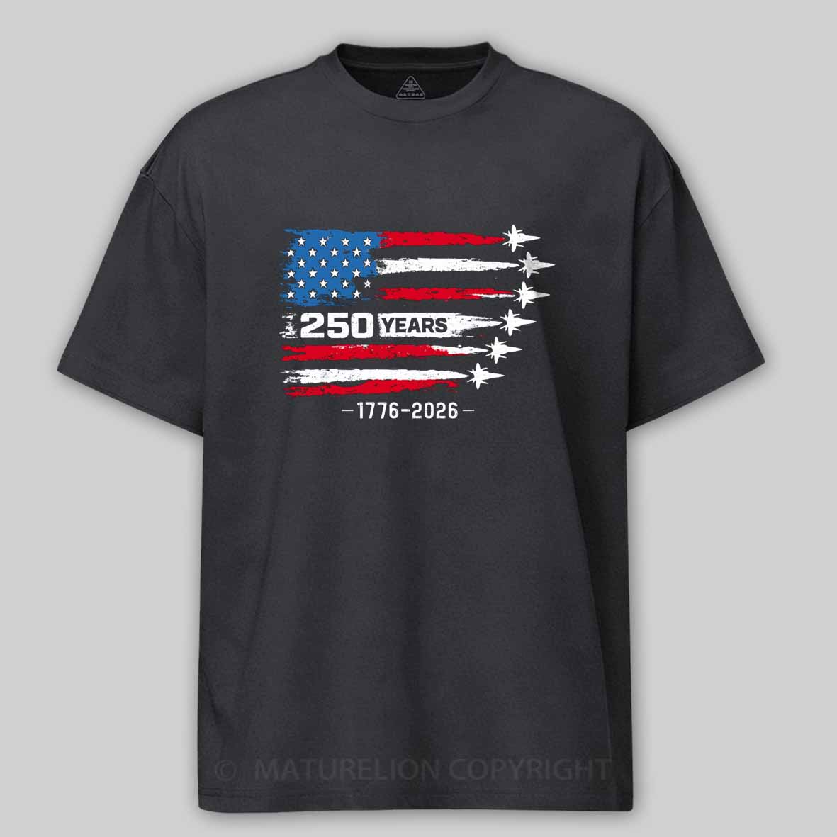 Maturelion 250 Anniversary USA Cotton T-shirt