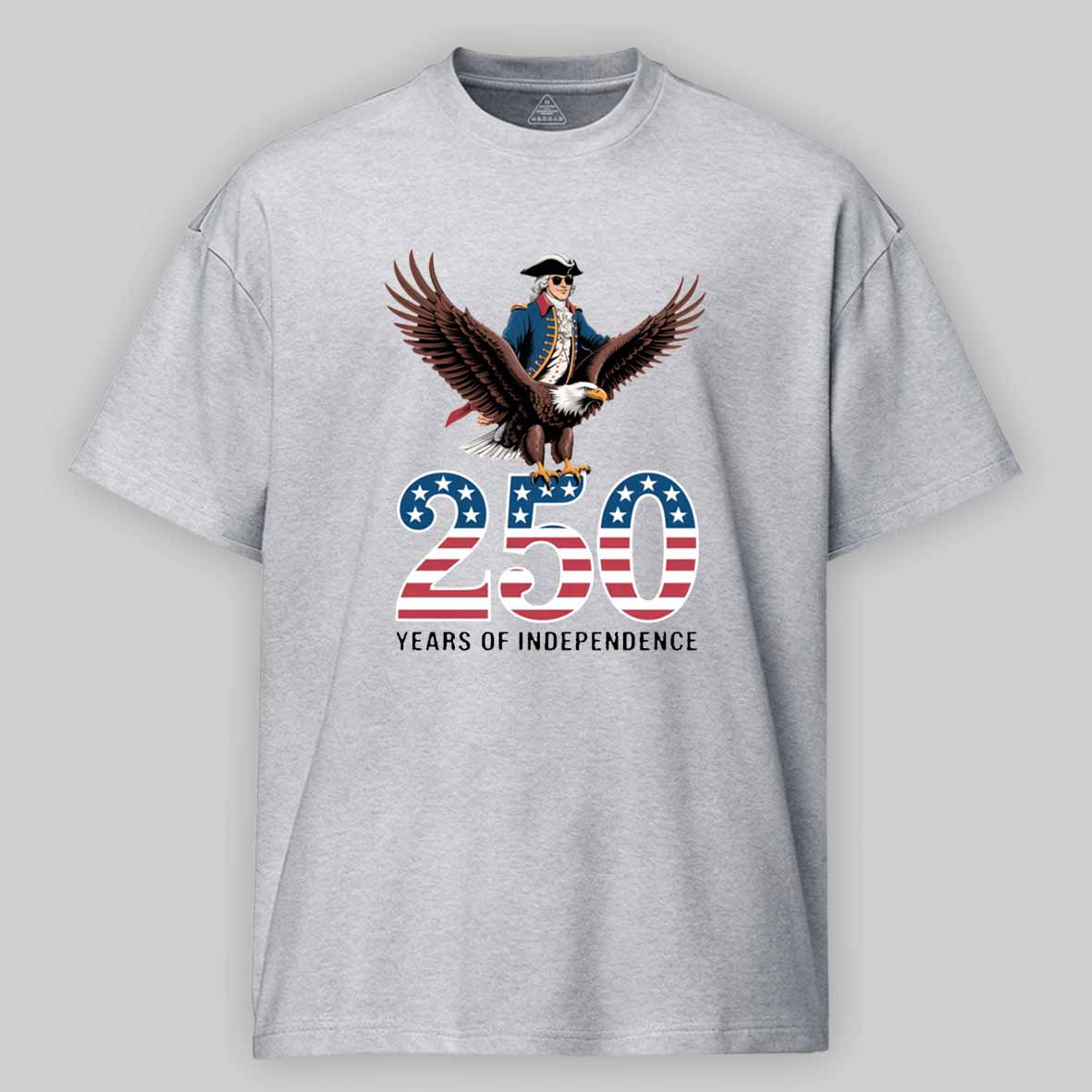 Maturelion 250 Years American 1776 2026 250th USA Birthday 4th of July Cotton T-shirt