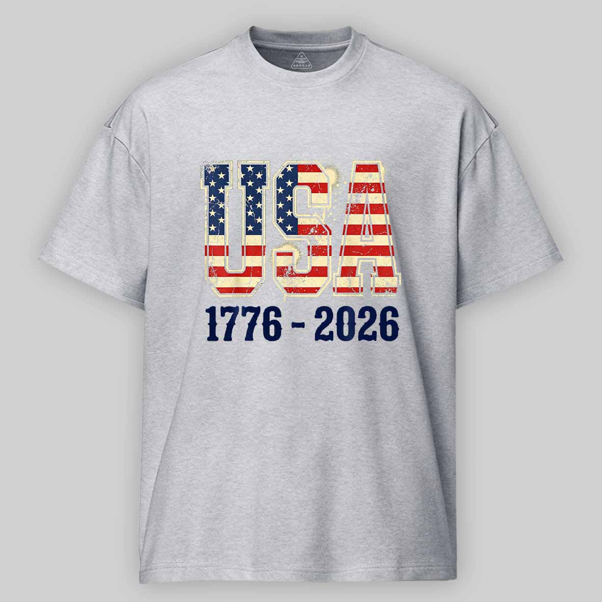 Maturelion 250 Years American 250th Anniversary USA Flag 4th of July Cotton T-shirt