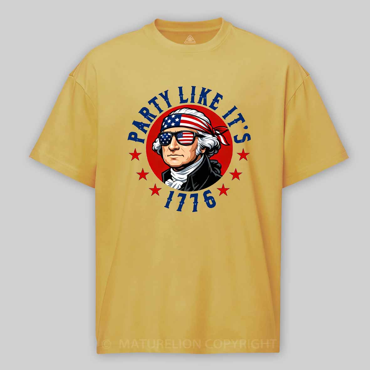 Maturelion America 250 Party Like It's 1776 Cotton T-shirt