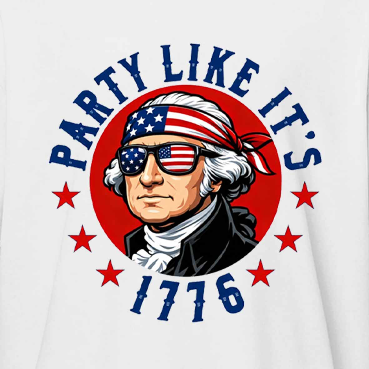 Maturelion America 250 Party Like It's 1776 Cotton T-shirt