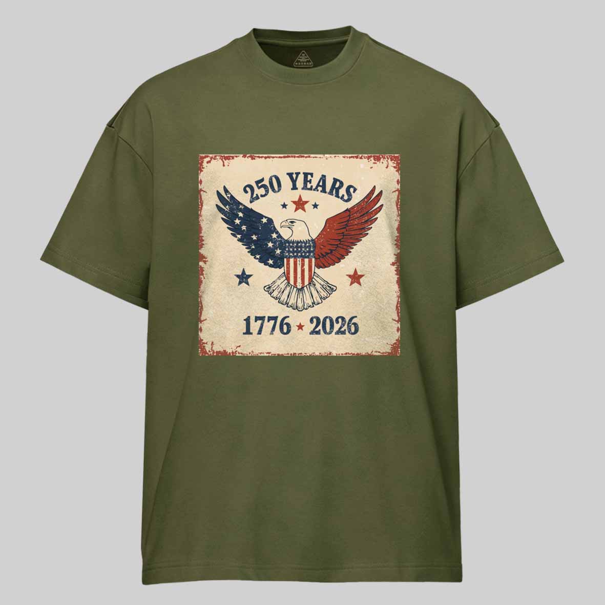 Maturelion American 250th Anniversary Cotton T-shirt