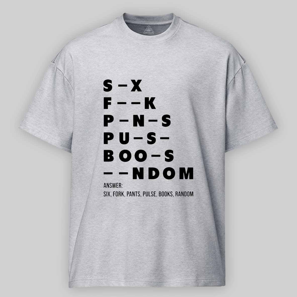 Maturelion Funny Adult Dirty Mind Questions Cotton T-shirt