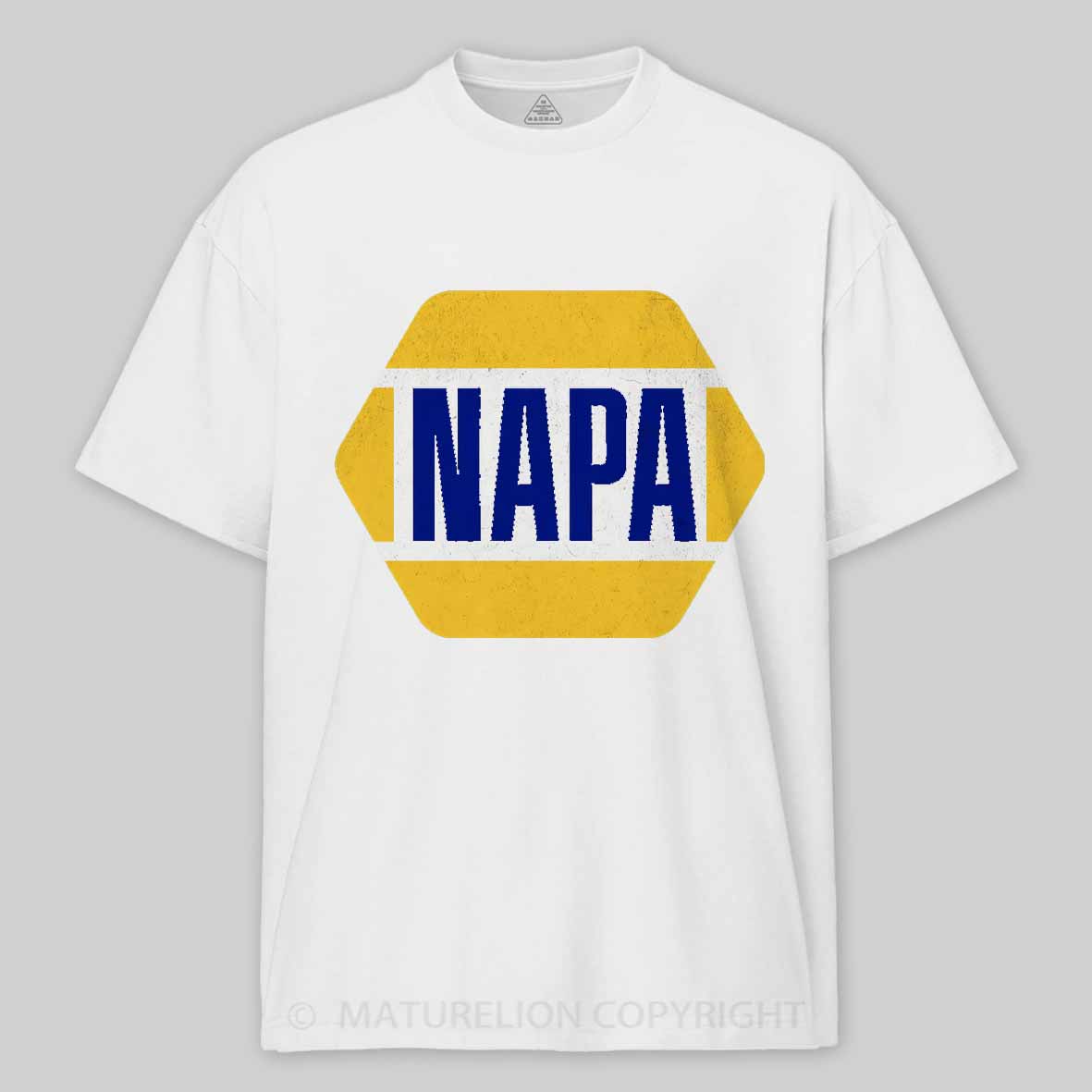 Maturelion Vintage Napa Automotive Parts 1965 Cotton T-shirt