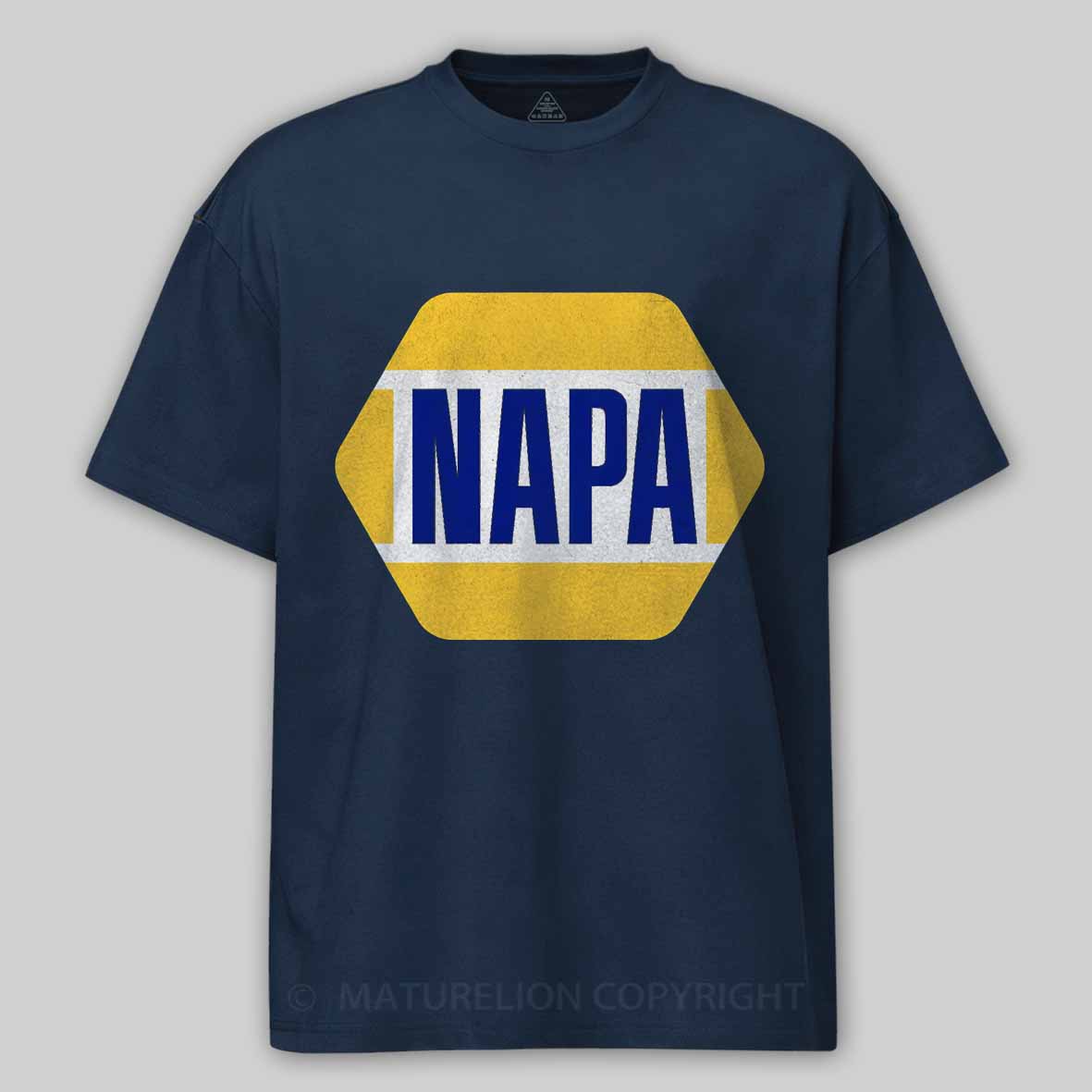 Maturelion Vintage Napa Automotive Parts 1965 Cotton T-shirt