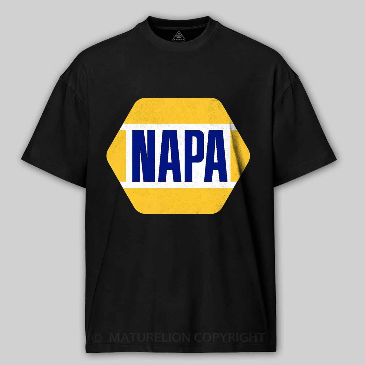 Maturelion Vintage Napa Automotive Parts 1965 Cotton T-shirt