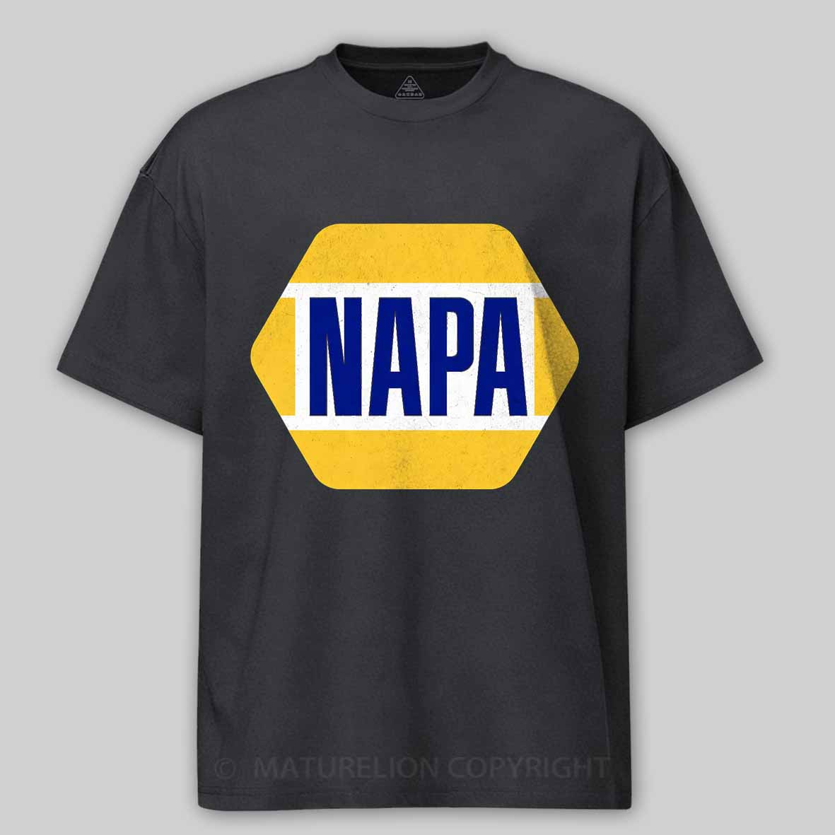 Maturelion Vintage Napa Automotive Parts 1965 Cotton T-shirt