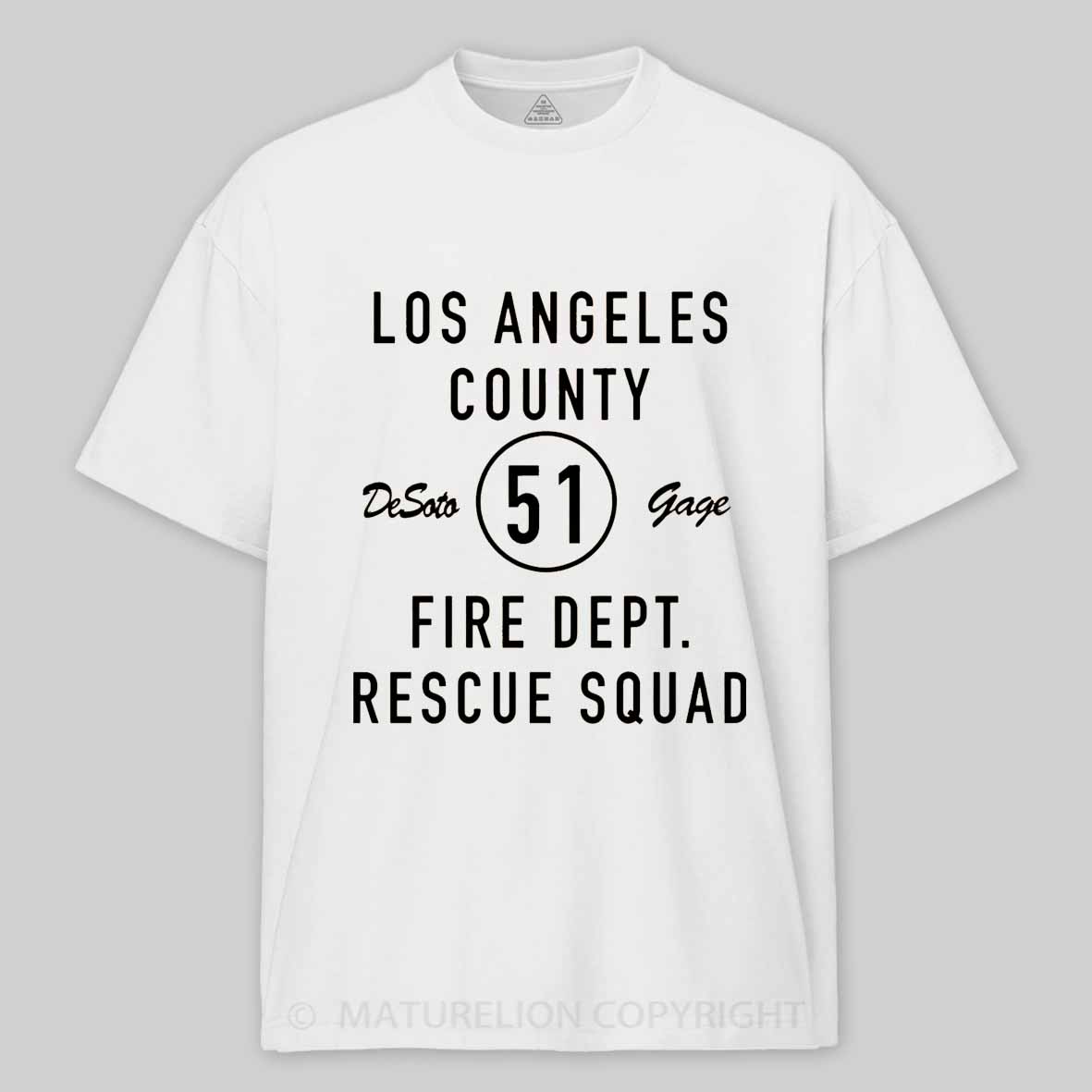 Maturelion Emergency Squad 51 Cotton T-shirt