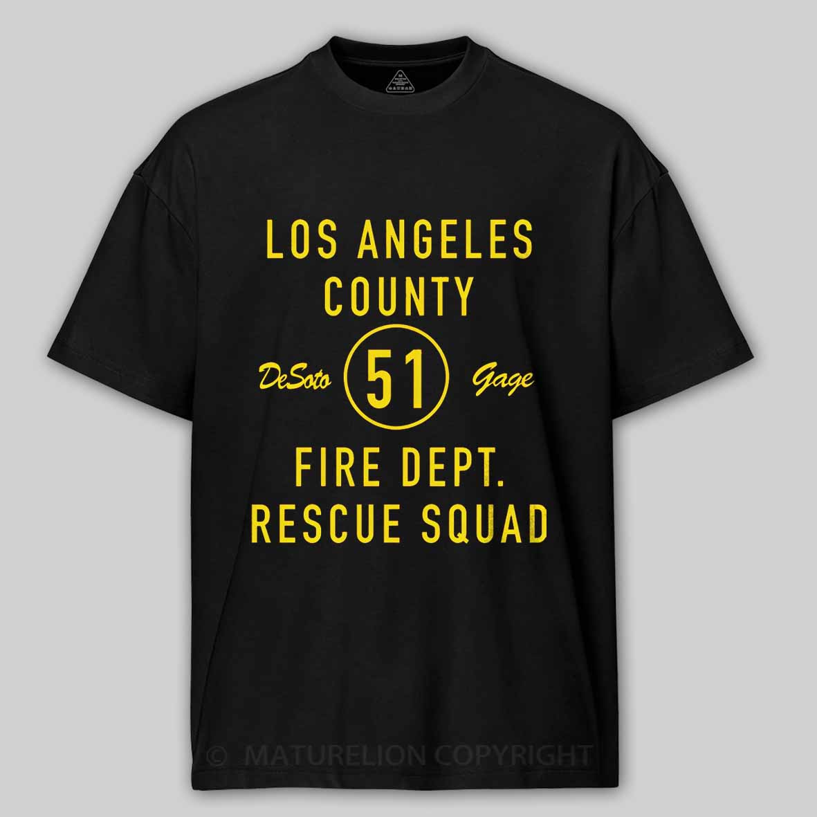 Maturelion Emergency Squad 51 Cotton T-shirt