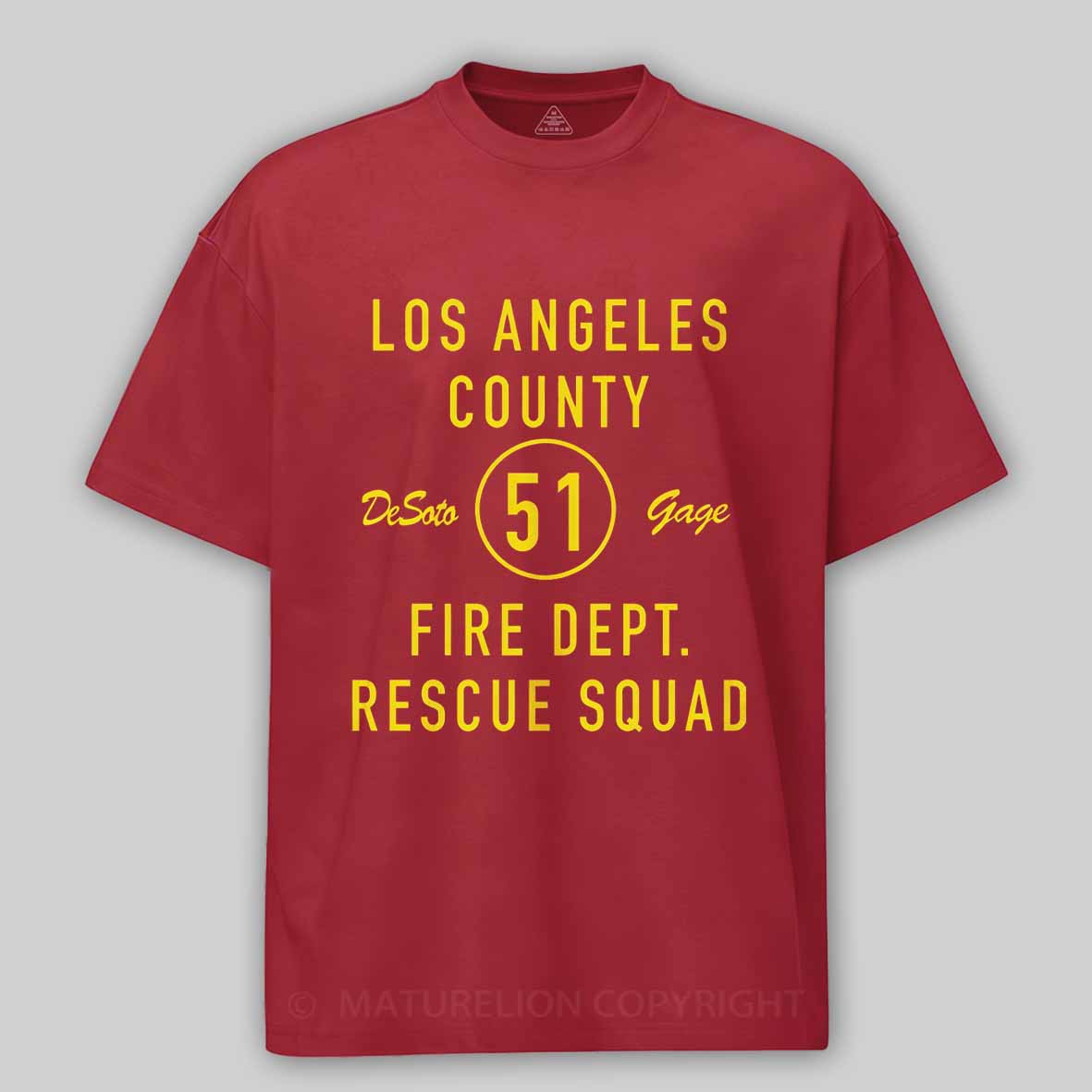 Maturelion Emergency Squad 51 Cotton T-shirt