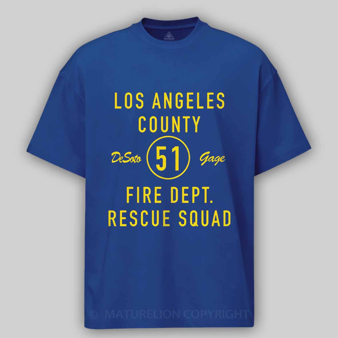 Maturelion Emergency Squad 51 Cotton T-shirt