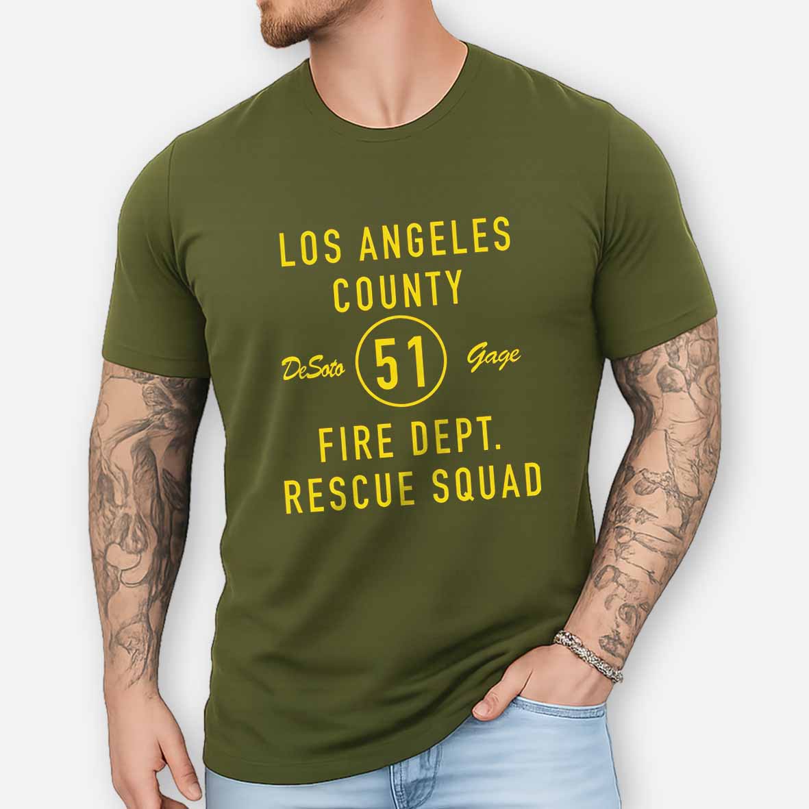 Maturelion Emergency Squad 51 Cotton T-shirt