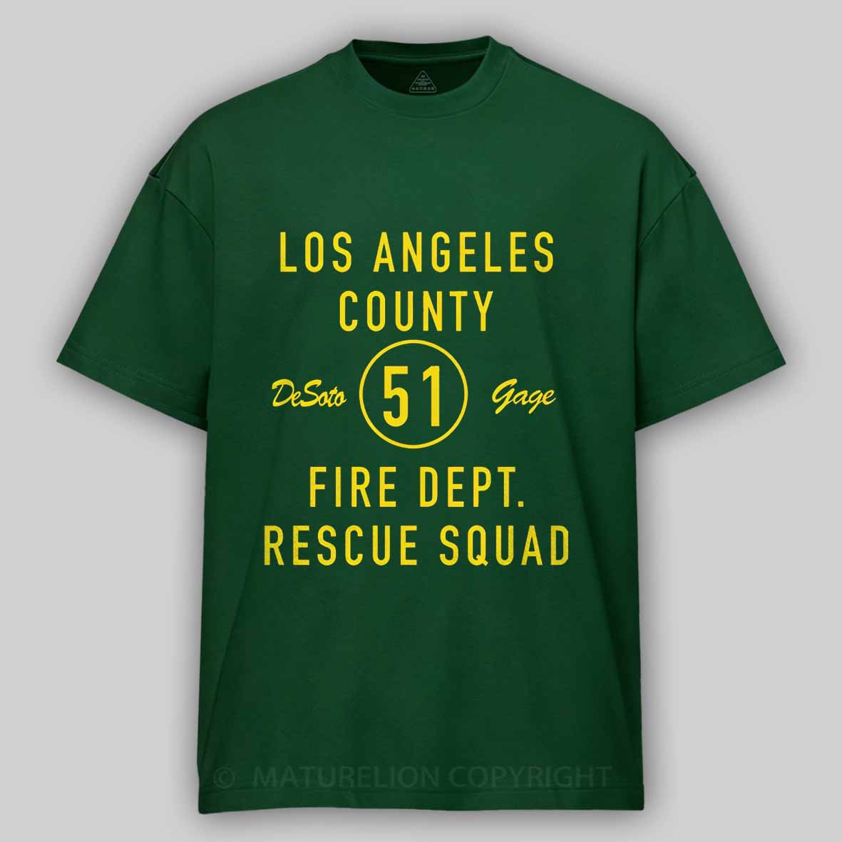 Maturelion Emergency Squad 51 Cotton T-shirt