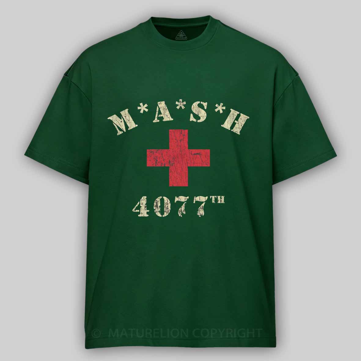 Maturelion M*A*S*H 4077th Medic 1970 Cotton T-shirt