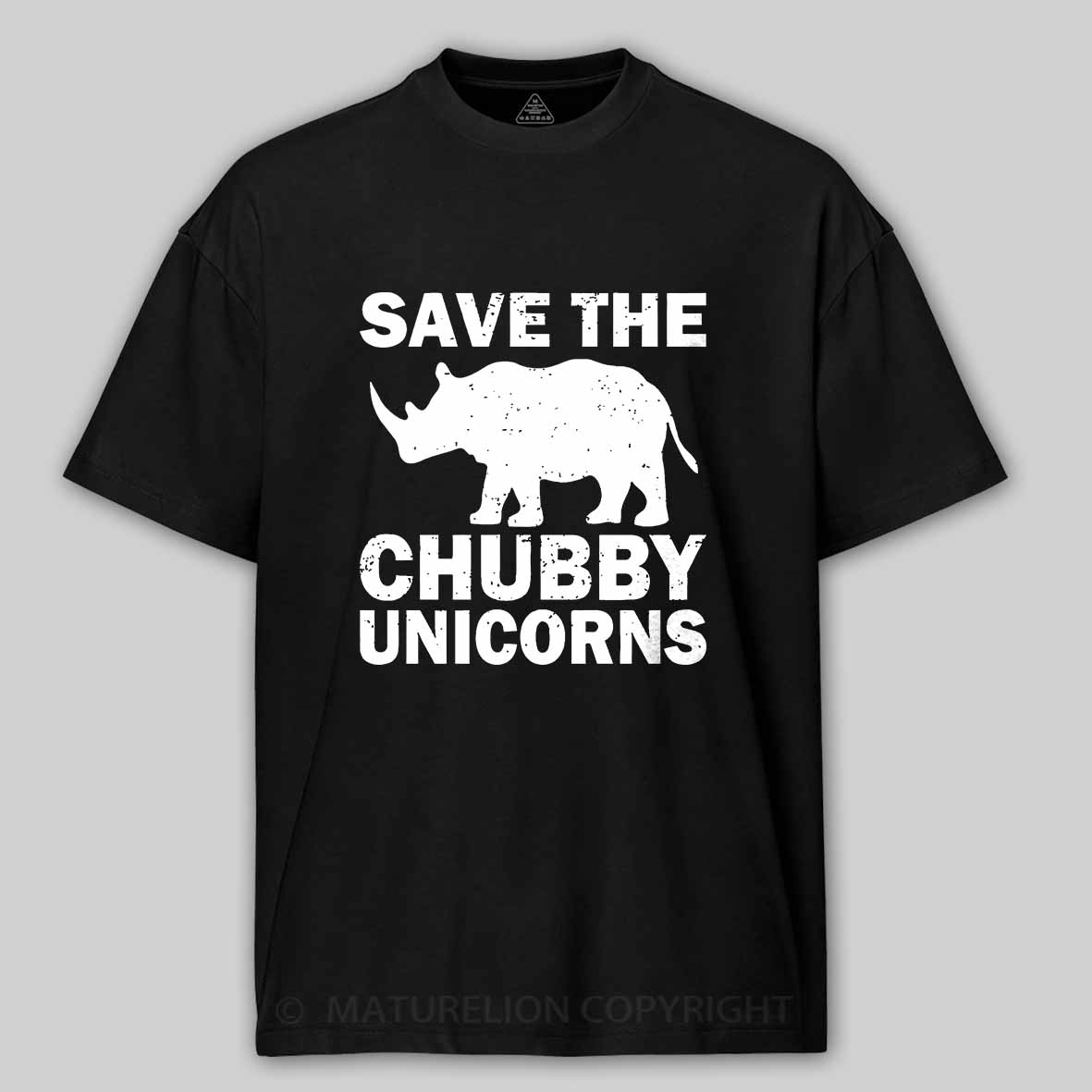 Save The Chubby Unicorns Cotton T-shirt 