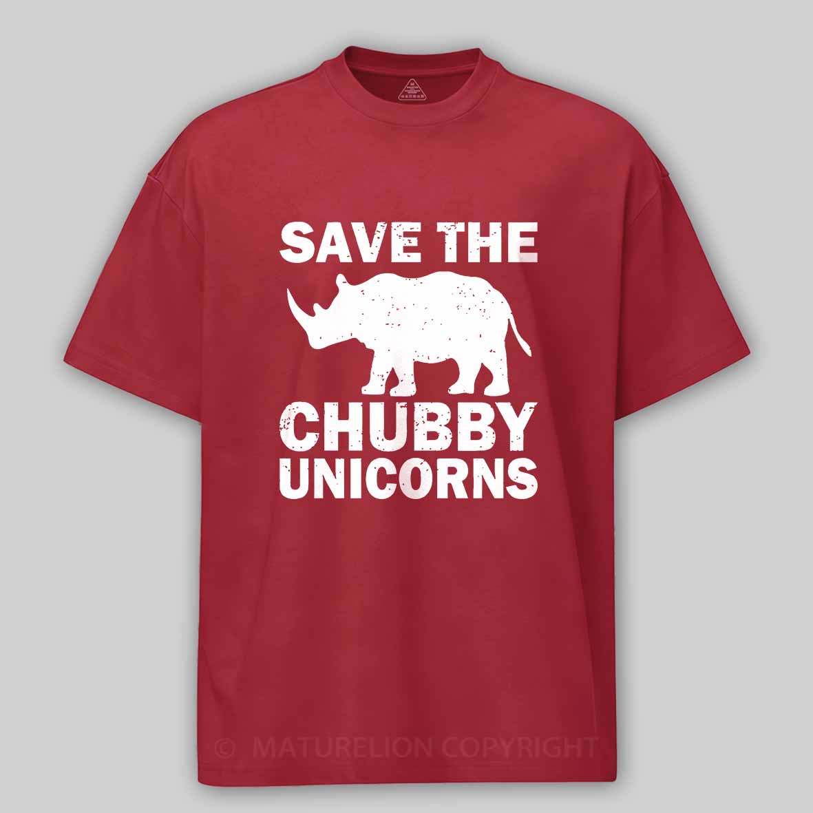 Save The Chubby Unicorns Cotton T-shirt 