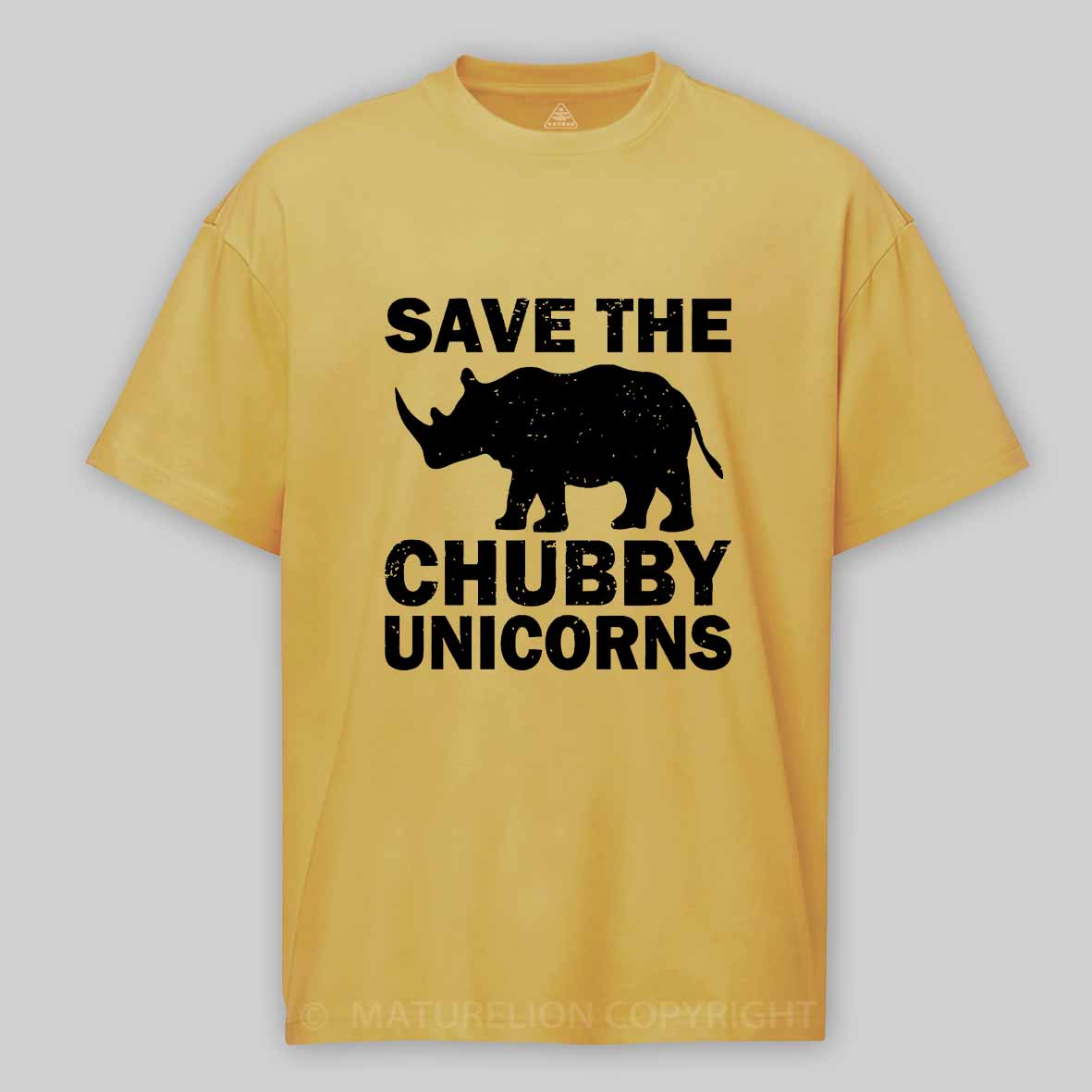 Save The Chubby Unicorns Cotton T-shirt 