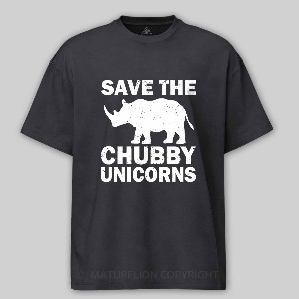 Save The Chubby Unicorns Cotton T-shirt 