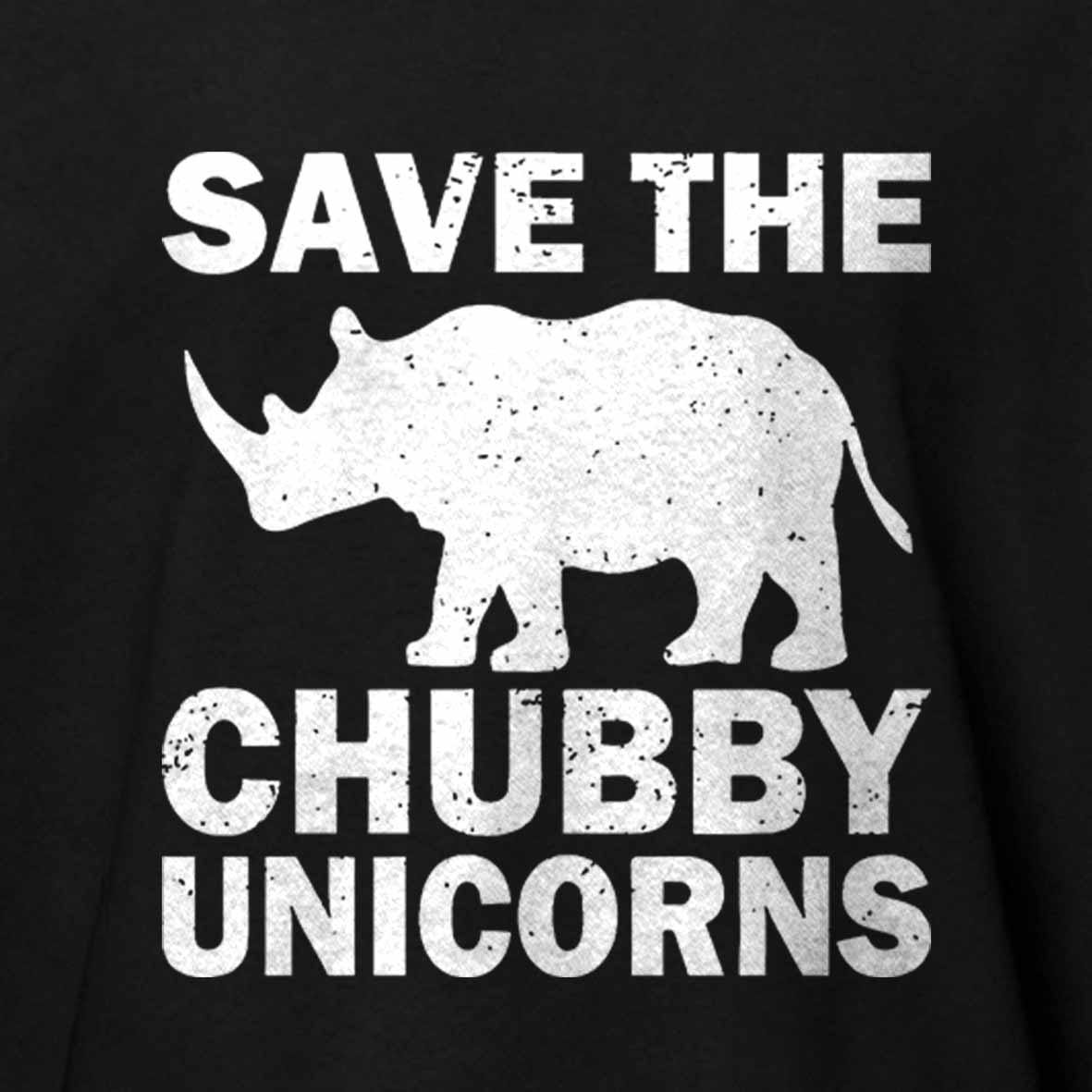 Save The Chubby Unicorns Cotton T-shirt 