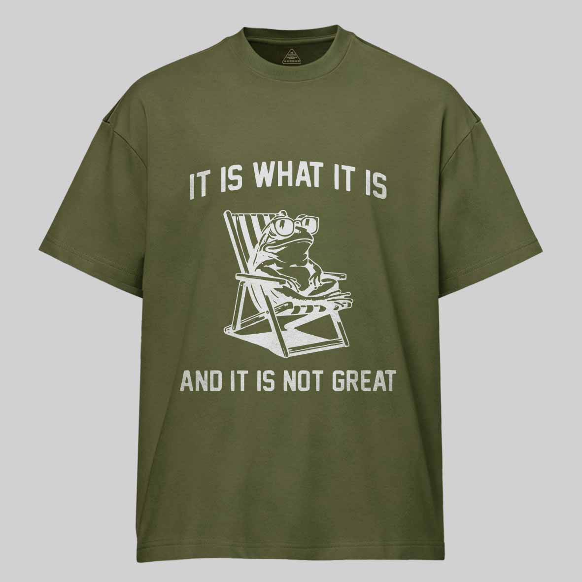 Maturelion Men's T-Shirt It Is What It Is Cotton T-Shirt