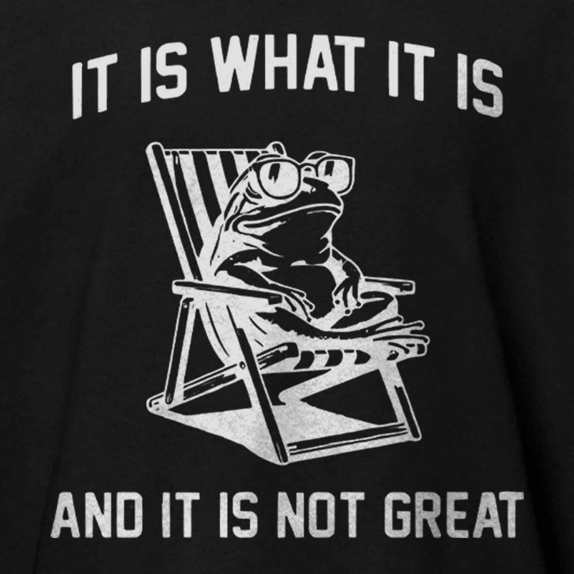 Maturelion Men's T-Shirt It Is What It Is Cotton T-Shirt