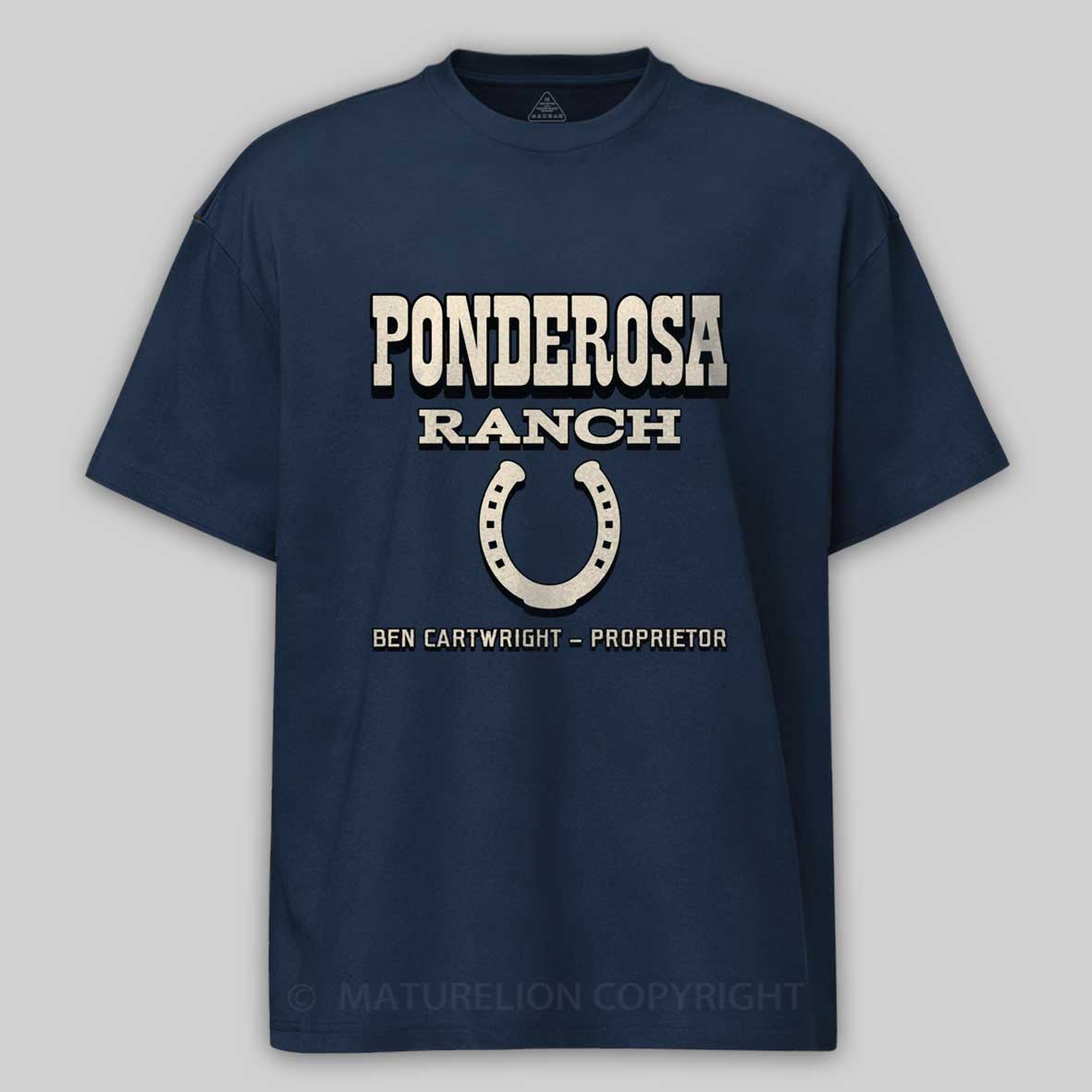 Maturelion Ponderosa Ranch Funny Movie T-shirt
