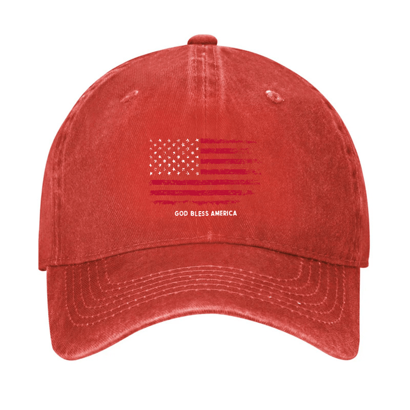 USA Flag God Bless America Cap-Maturelion