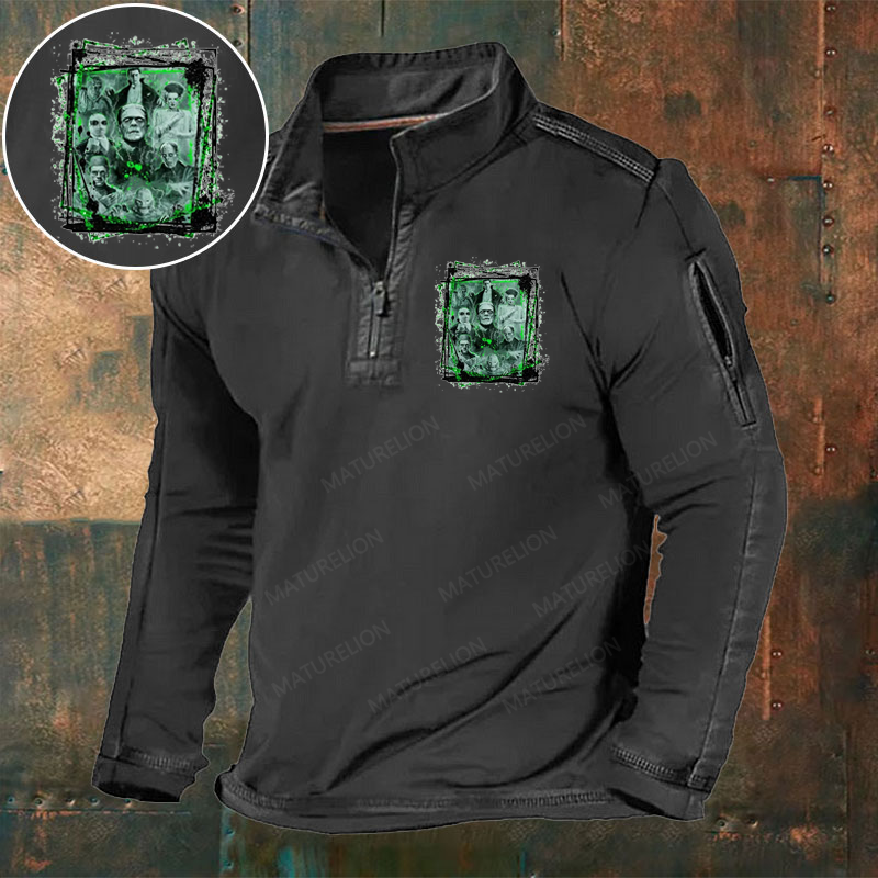 Maturelion Men's T-Shirt Universal Monsters Legacy Horror Lover Gift Halloween Cotton T-Shirt