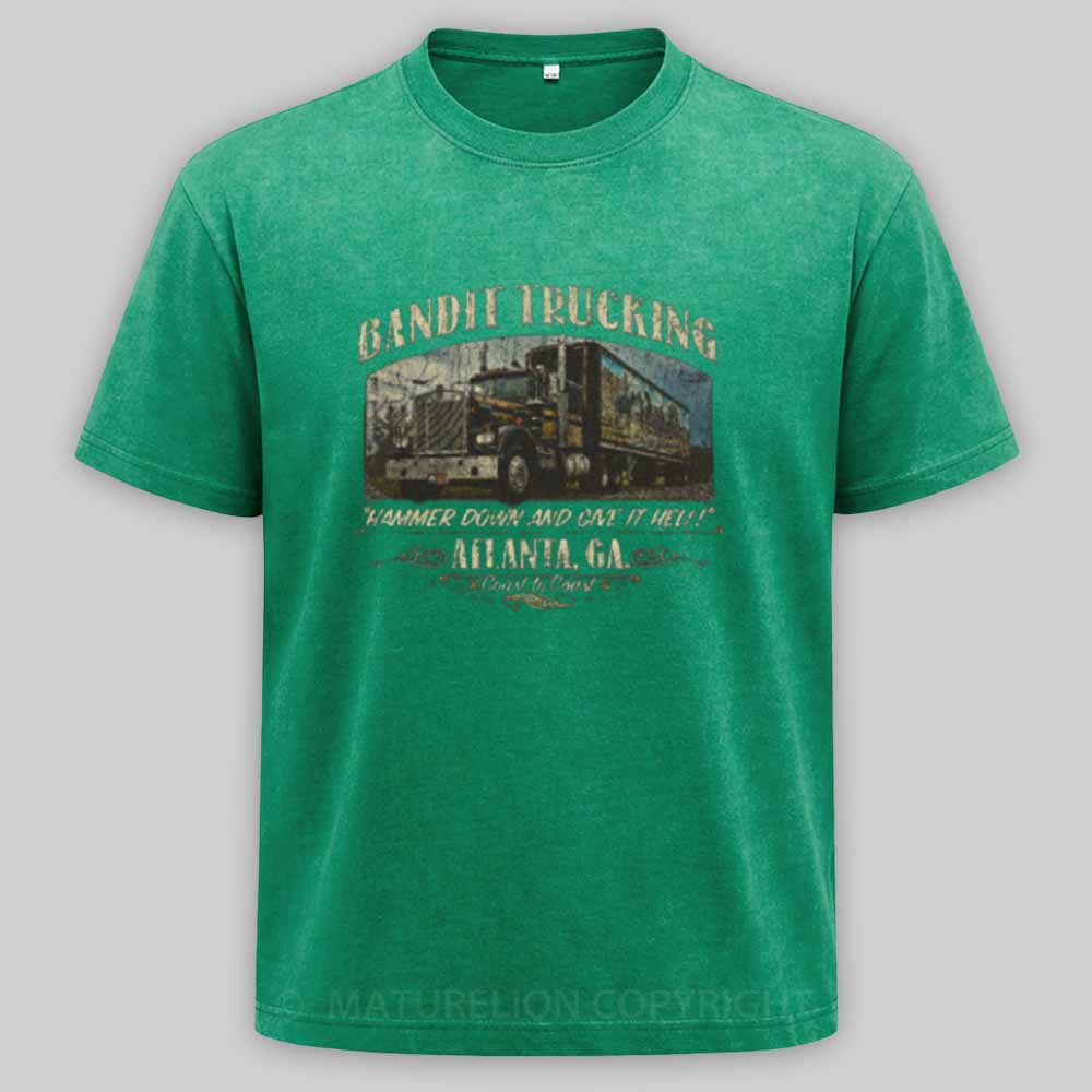 Maturelion Bandit Trucking 1977 Washed T-shirt