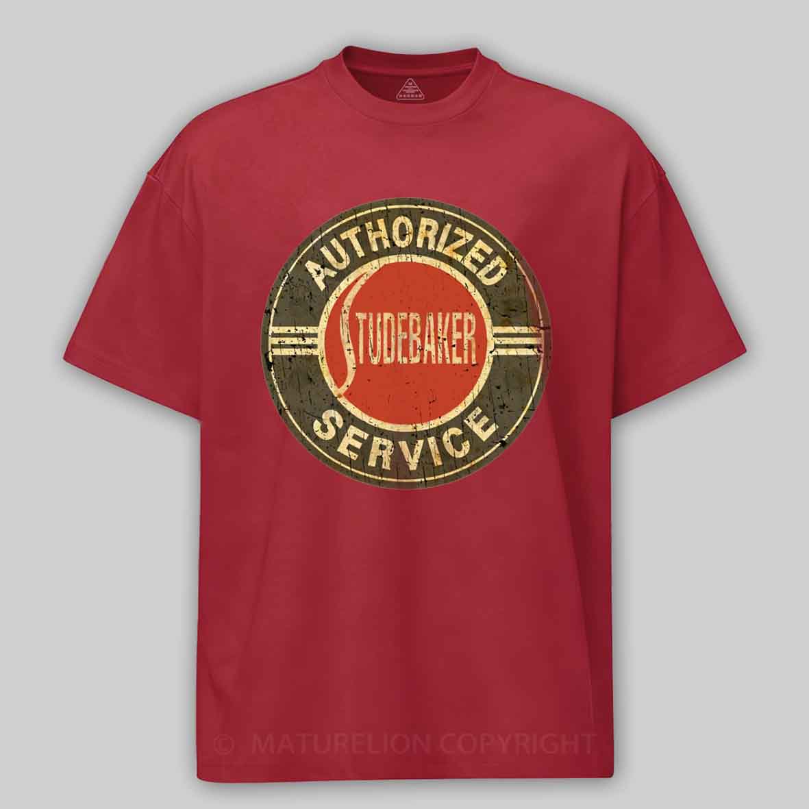 Maturelion Authorized Studebaker Service - Vintage Style Cotton T-shirt